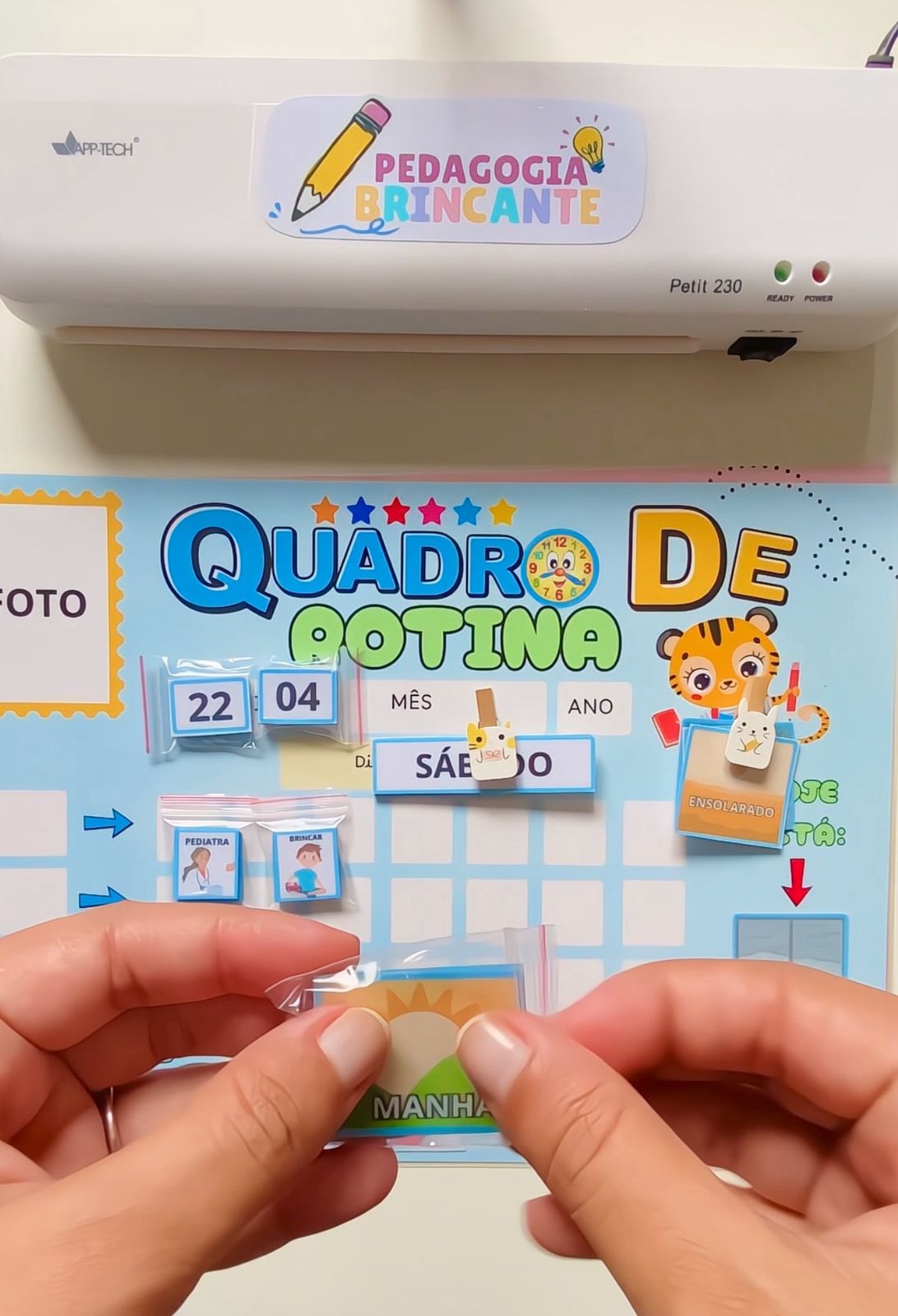 Quadro rotina completo + Canva Bonus - Imagem 6