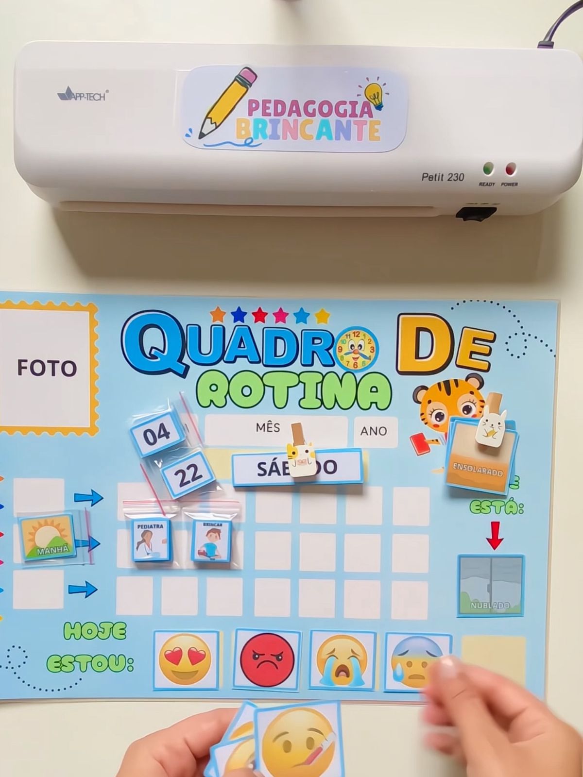 Quadro rotina completo + Canva Bonus - Imagem 11