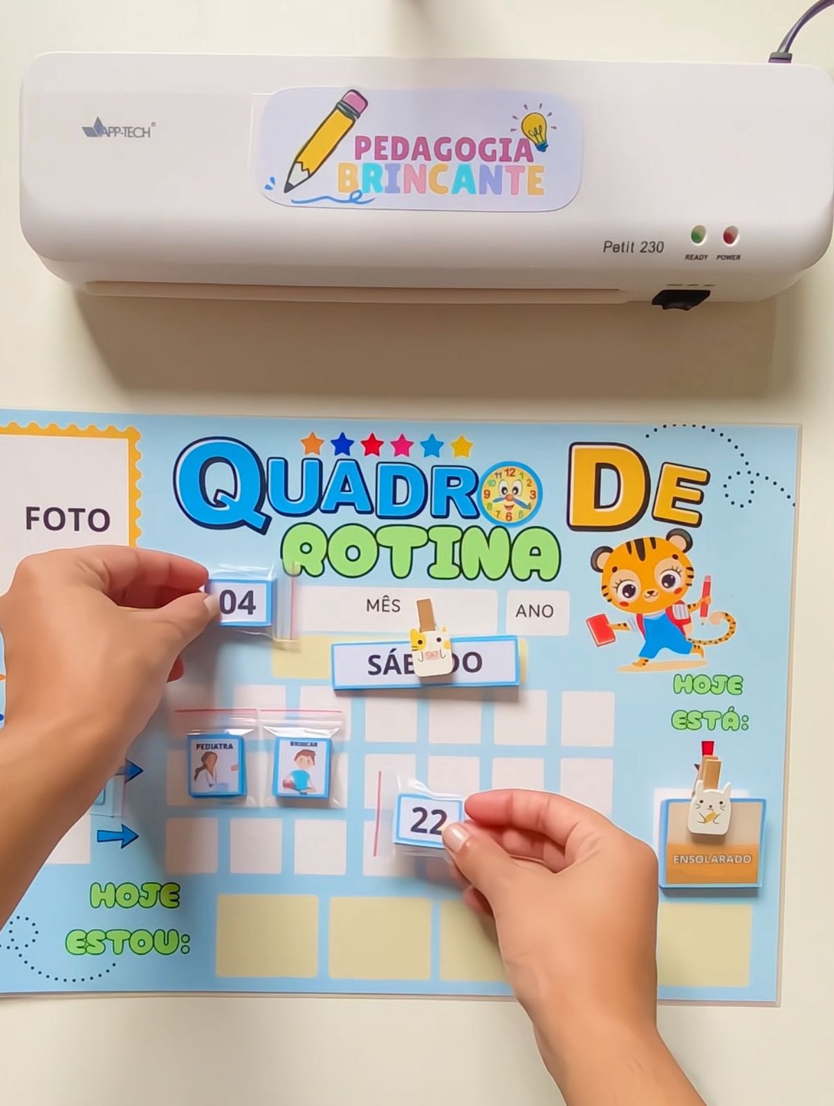 Quadro rotina completo + Canva Bonus - Imagem 9