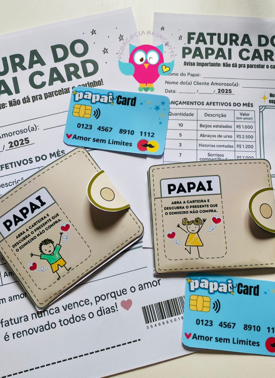 💳✨ Papai Card: Amor sem limites! ✨💙 - Imagem 2