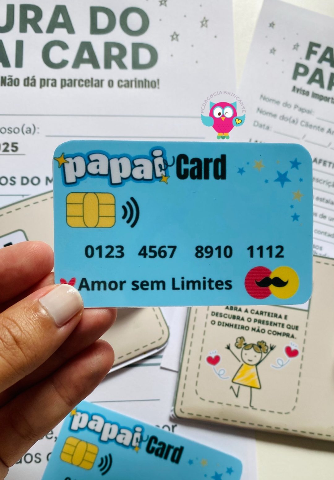 💳✨ Papai Card: Amor sem limites! ✨💙