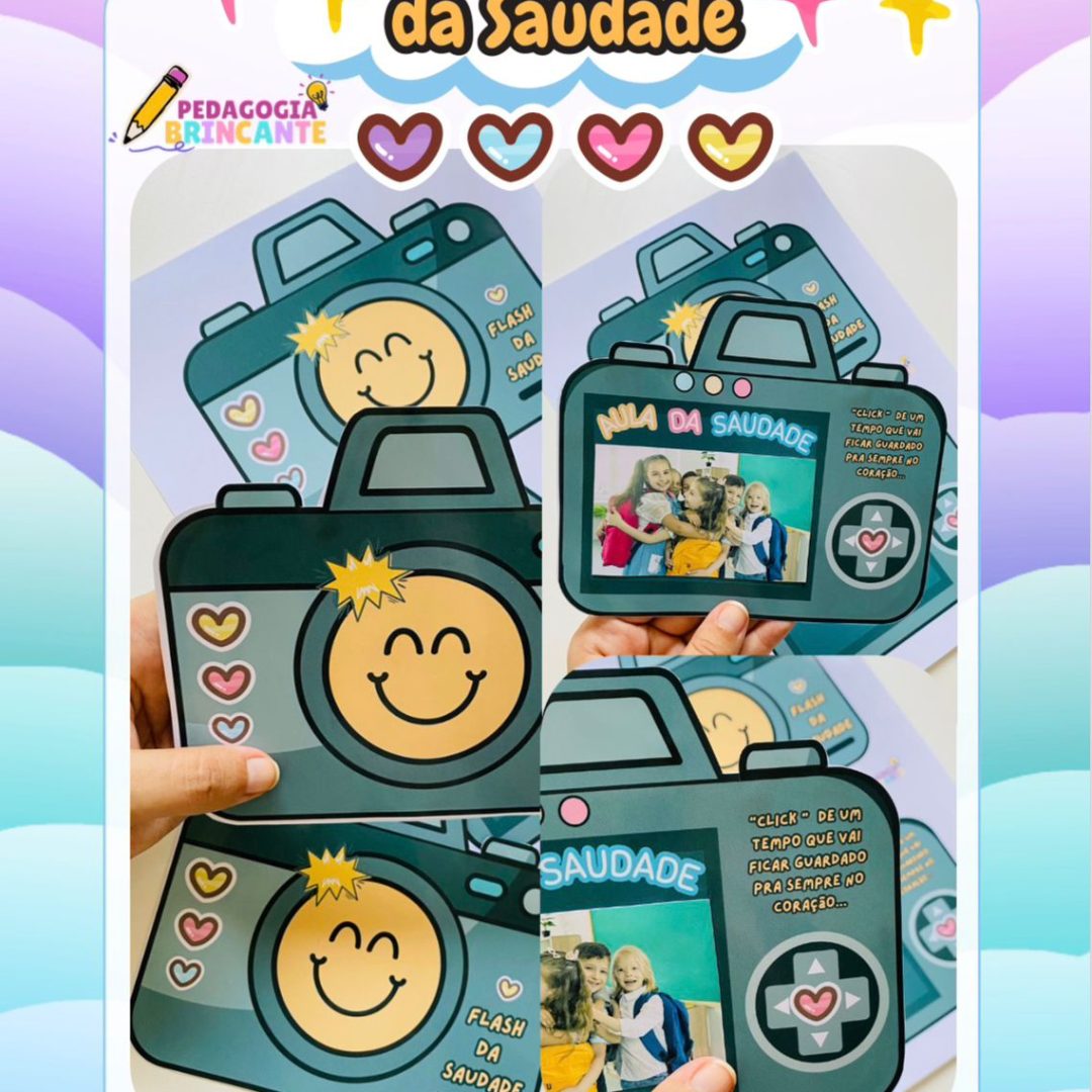 Câmera da Saudade + Link Canva