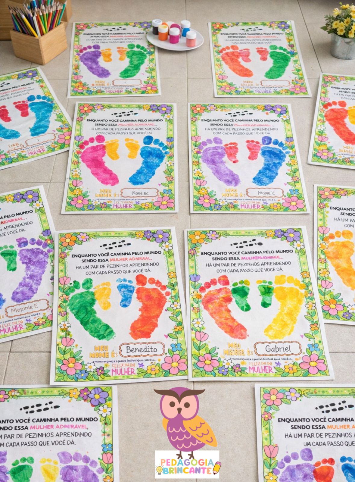 💐 DIA DA MULHER - Passos de amor 👣🩷 (bônus) - Dia das mães - Imagem 3