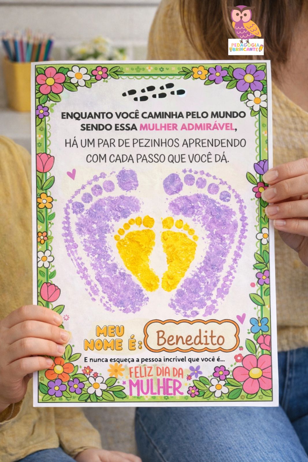 💐 DIA DA MULHER - Passos de amor 👣🩷 (bônus) - Dia das mães - Imagem 2