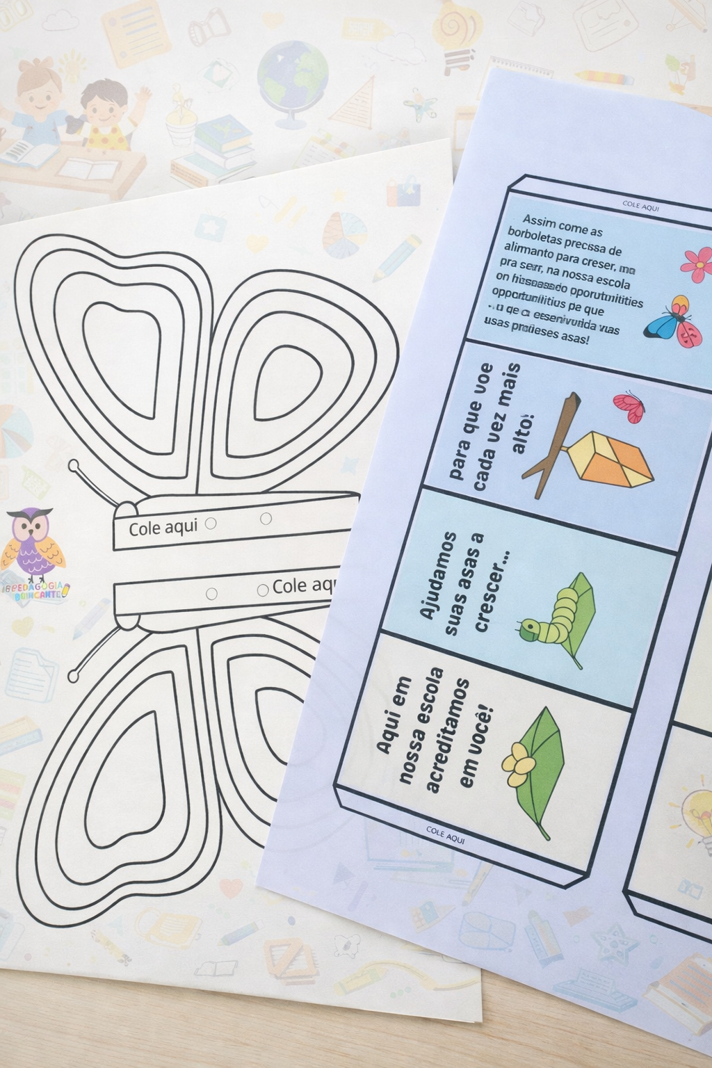 Borboletas - Tema Escola - Imagem 4