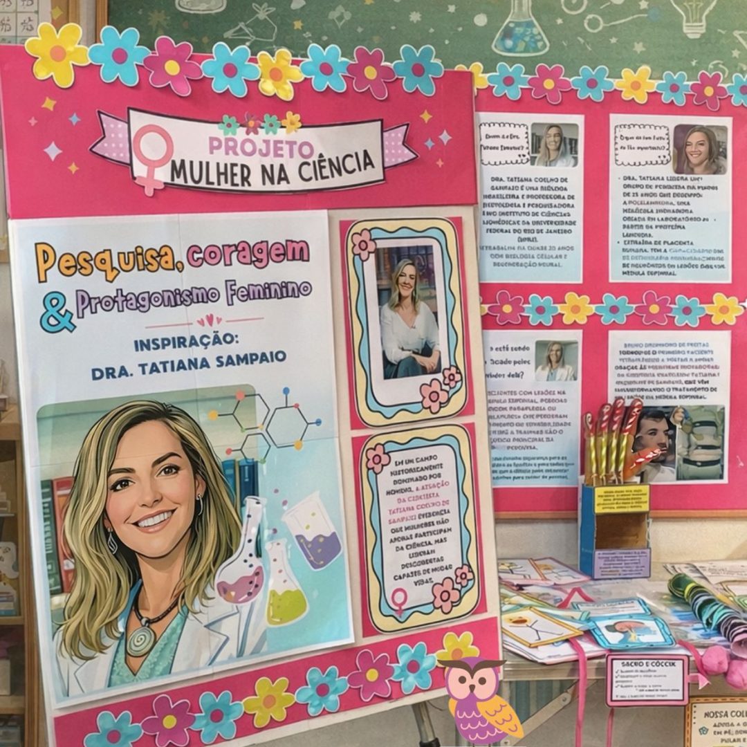 Projeto: Mulher na Ciência - Inspiração: Dra. Tatiana Sampaio