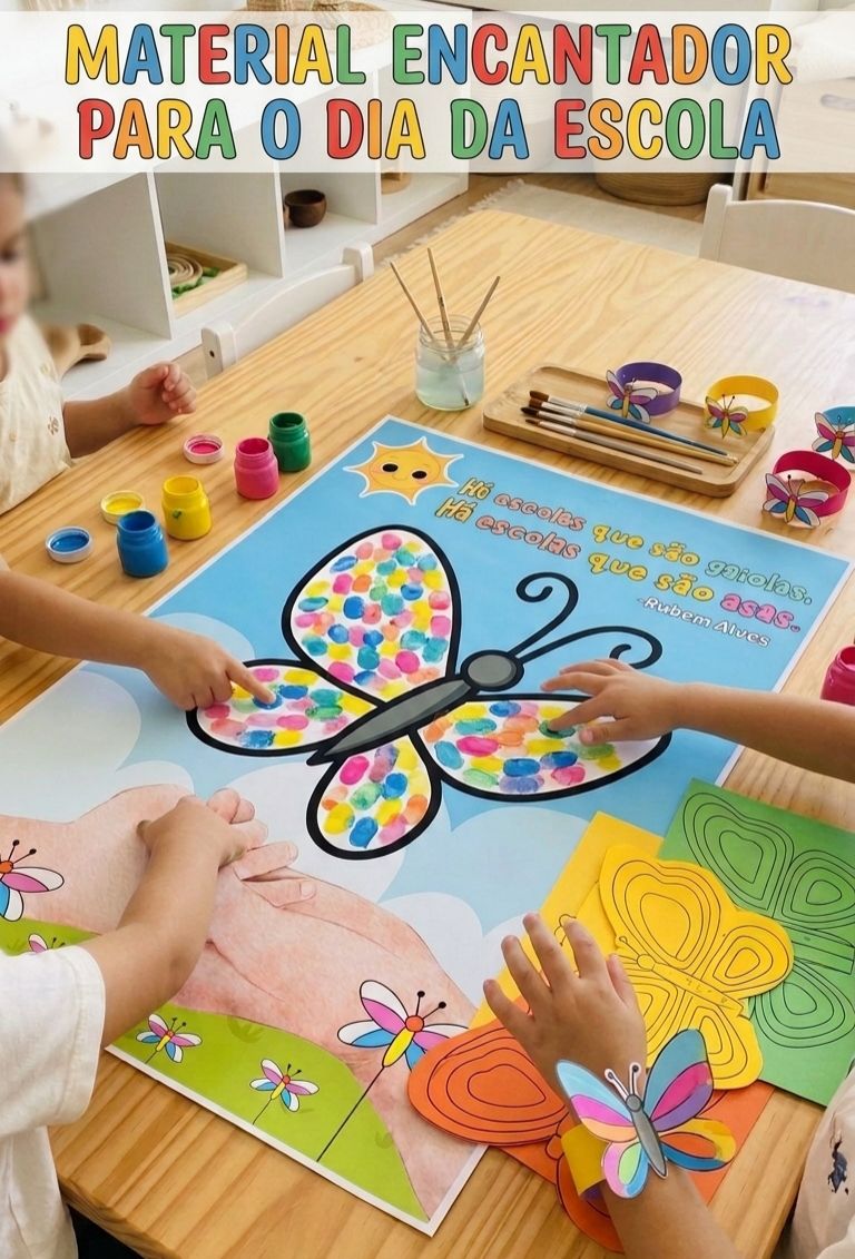 Borboletas - Tema Escola - Imagem 8