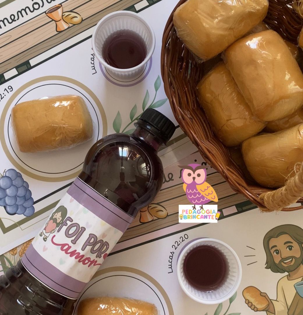 ✨🍞🍇 Páscoa com significado para os pequenos!