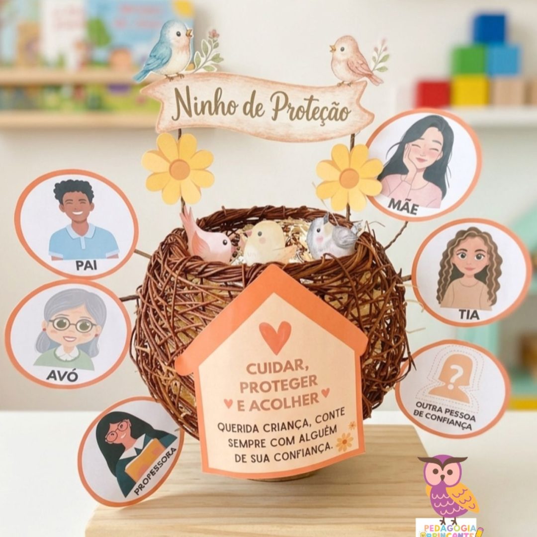 🌿🧡 Ninho de Proteção 🧡🌿- Maio laranja