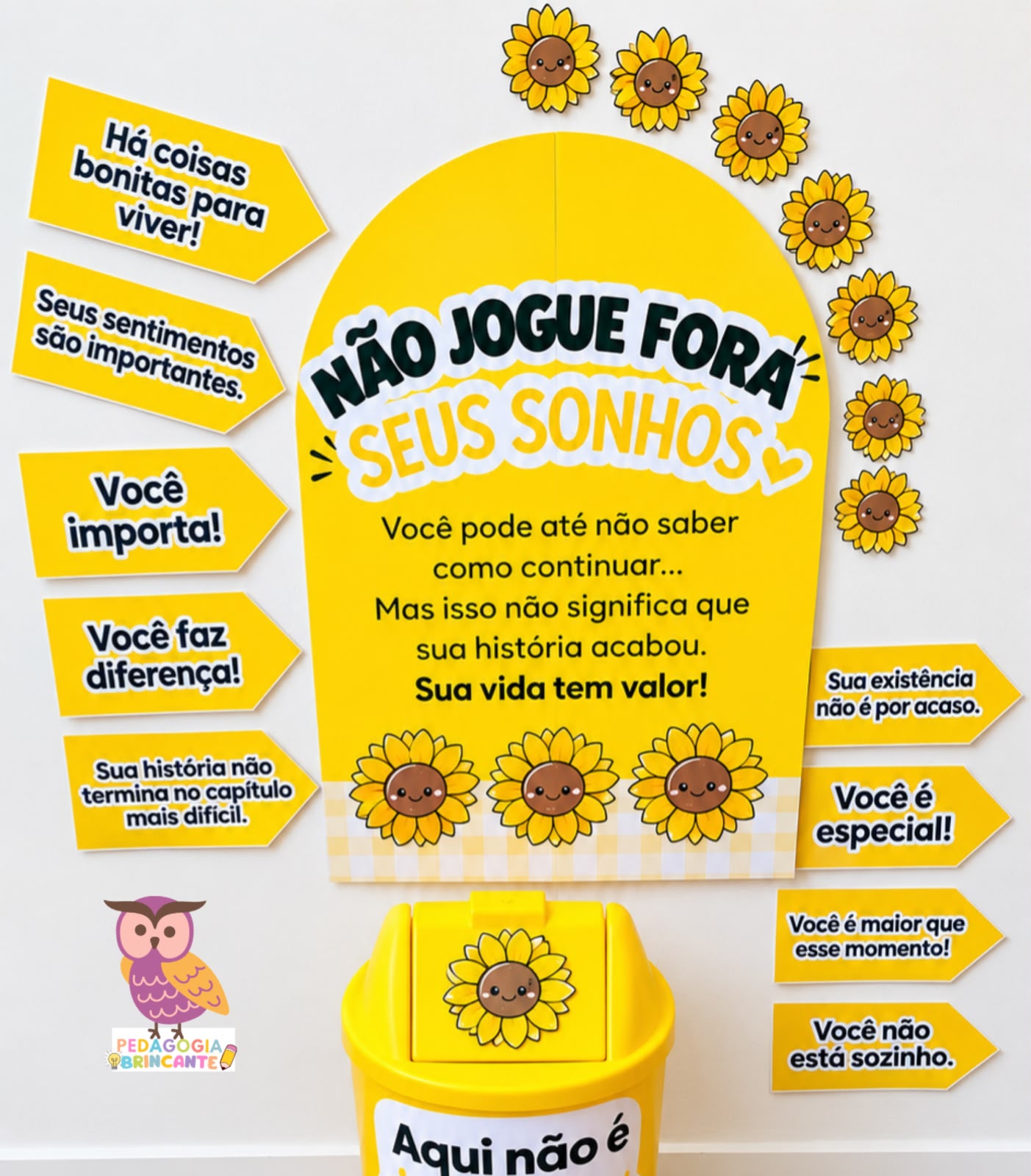 🗑️Não jogue fora - Setembro Amarelo 🌻💛 - Imagem 3
